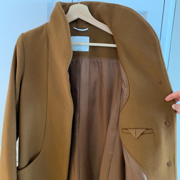 Aritzia Wilfred Cocoon Coat Long - Cigar - Picture 6 of 12